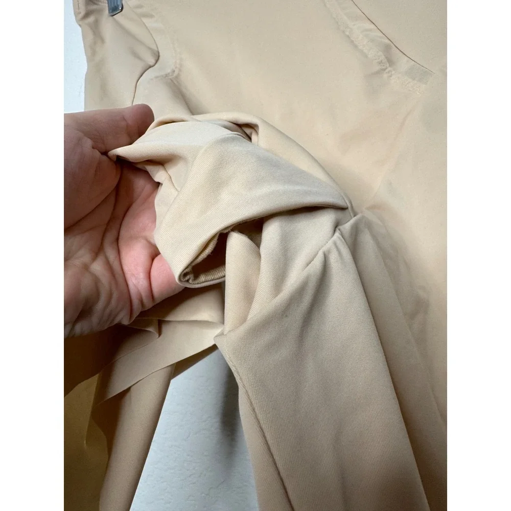 Maidenform Womens High Waisted‎ Shapewear Shorts Beige DM5001 Size 3XL